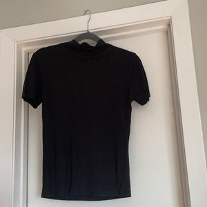 Black Petite Blouse